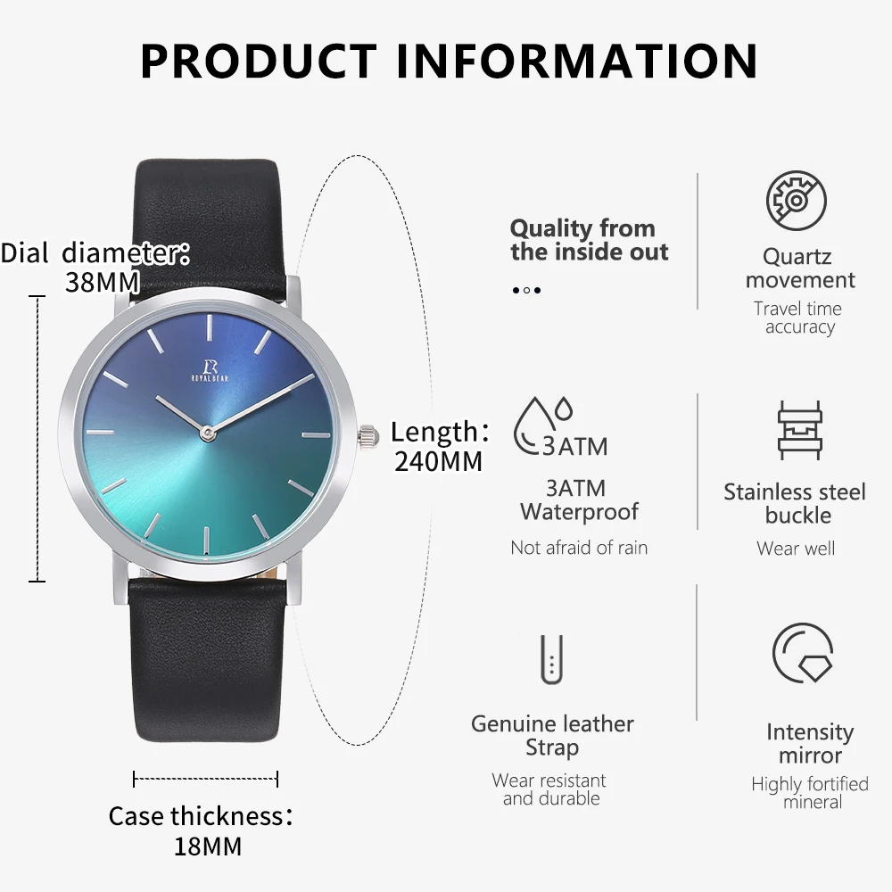 Luminous Watches Men Waterproof Stainless Steel Hour Fashion Quartz Watch