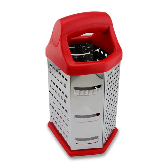 
Stainless steel carrot grater in green 
