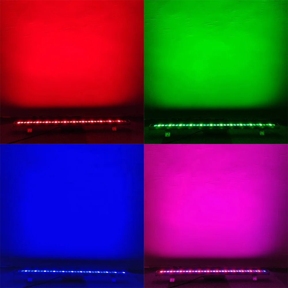 Aluminum IP65 Waterproof 36x1W DC24V RGB Ceiling Down Light Adjust Wall Washer Spot Lights