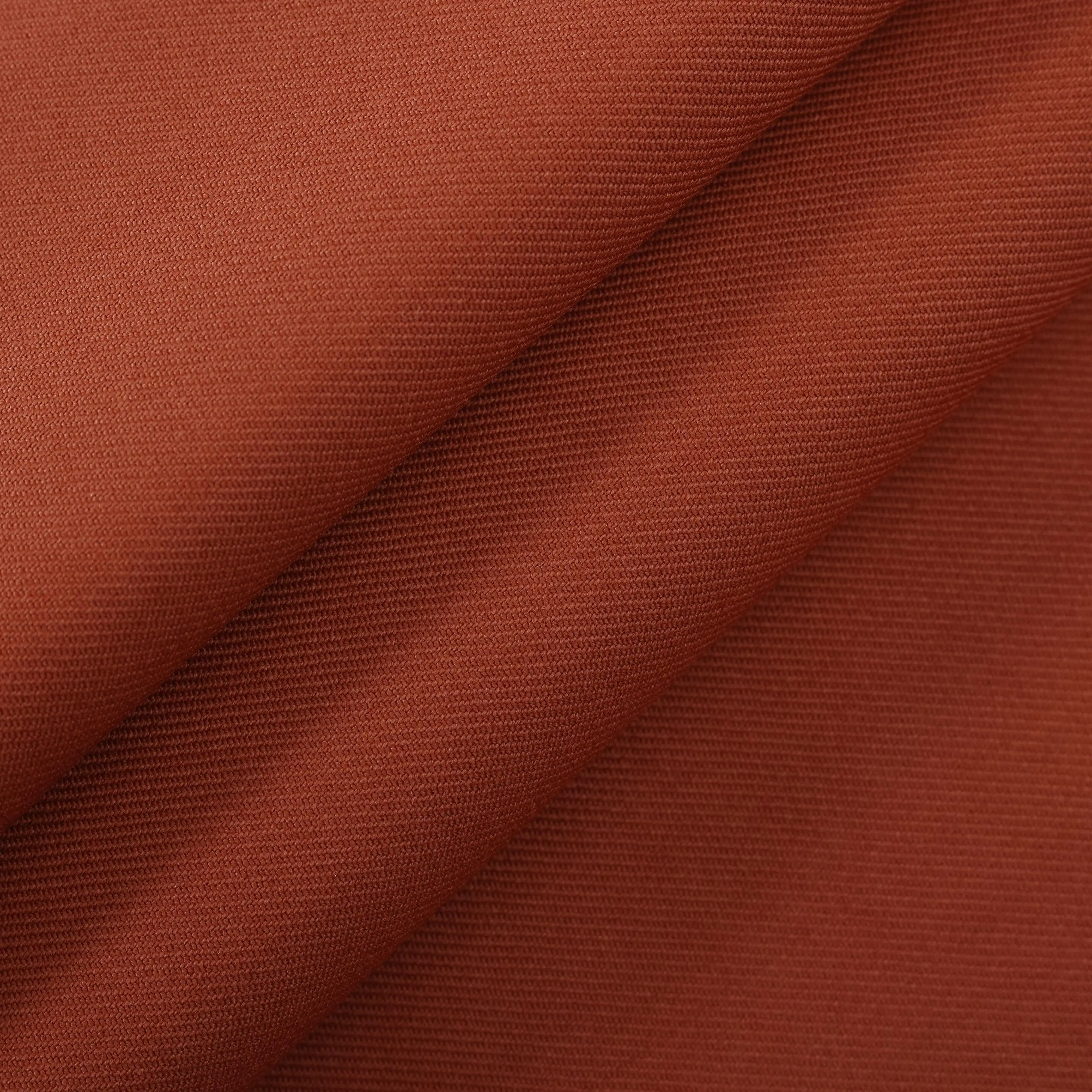 Direct factory price cheap wool fabric Breathable women suit Plain Dyed style wool polyester fabric