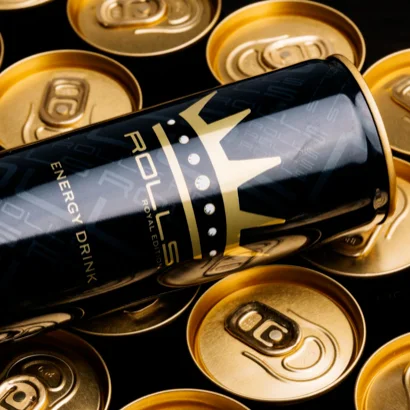 Энергетический напиток в рулонах