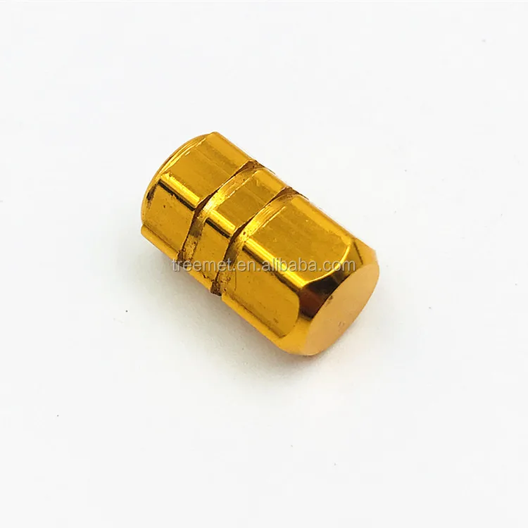 Aluminum air green valve caps