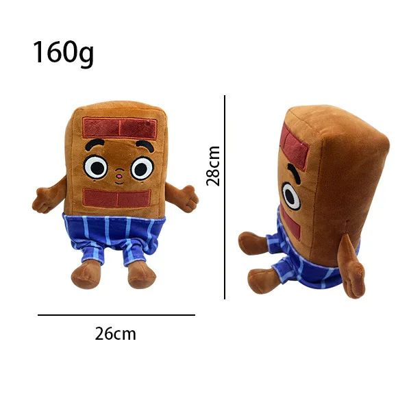 ZD Cpc Ce Choco and Pancake Plush Toys Choco and Pancake Stuffed Animal Toy Cartoon Chocolate Plush Doll Pancakes Stuffed Doll