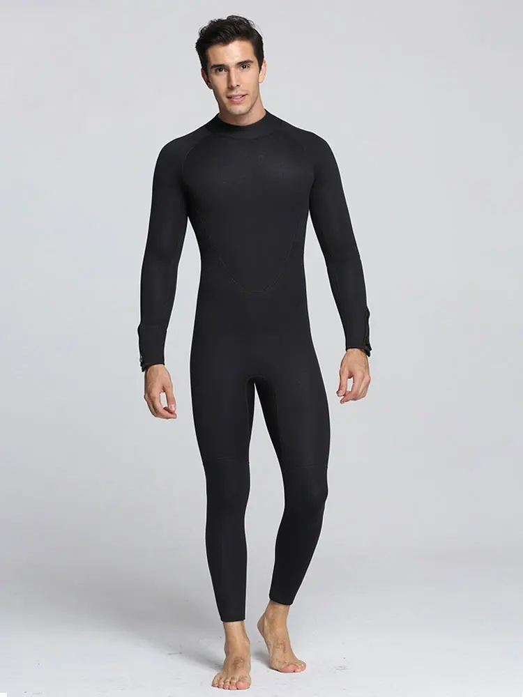 5MM Neoprene Wet suit Spearfishing Wetsuits for Underwater Hunting Hooded 2-pieces Thicker Scuba Diving Suit