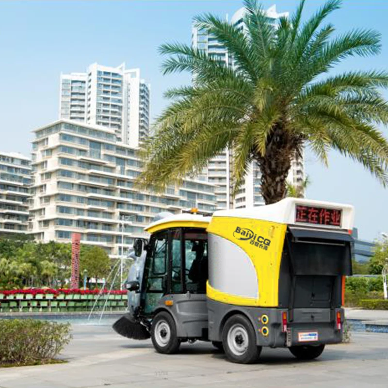 Baiyi-JS1800 Articulated Hinged Municipal Cleaning Machines Automatic Road Sweeping Machine