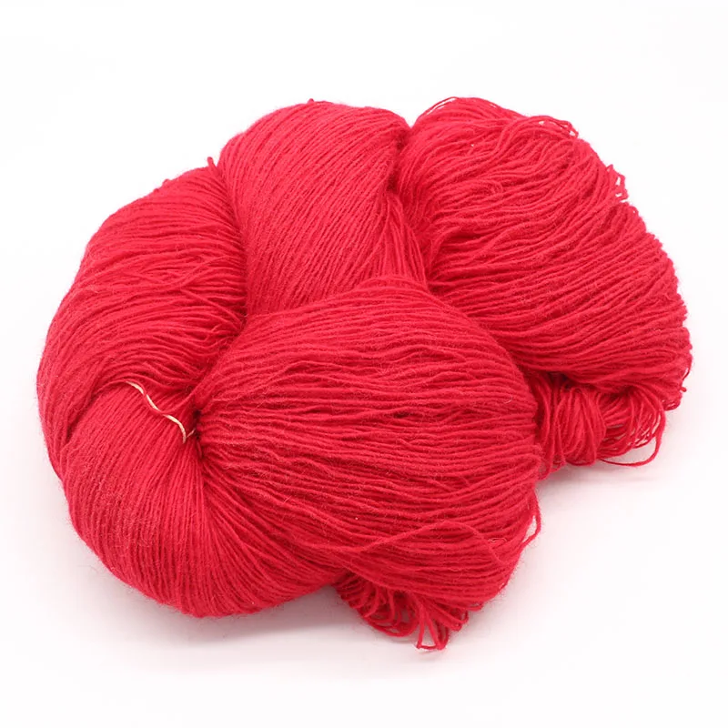 Custom hand tufted yarn recycled 100% new zealand wool 2.6NM yarn carpet