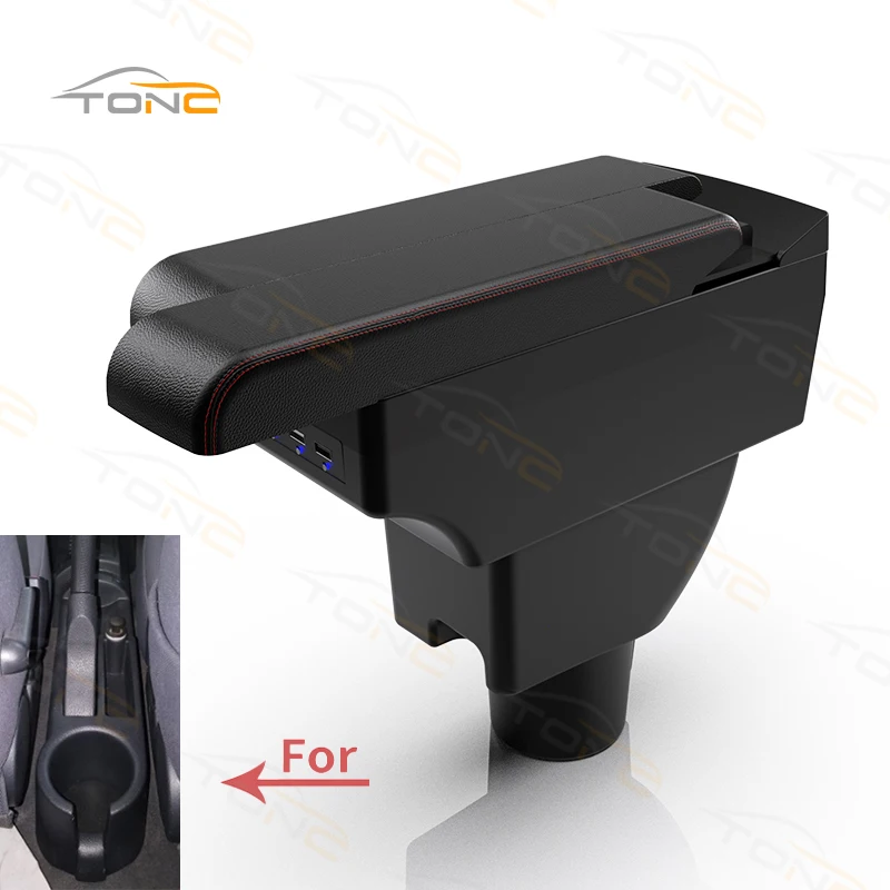 Подлокотник для хранения TONC с подстаканным держателем Hyundai GETZ-Car органайзер центральной консоли универсальный материал ABS