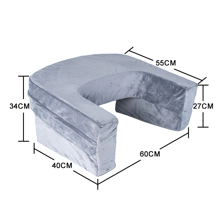 25D Portable Lap Laptop Desk Arm Rest Reading Pillow Memory Foam Gaming Pillow for Bed Working