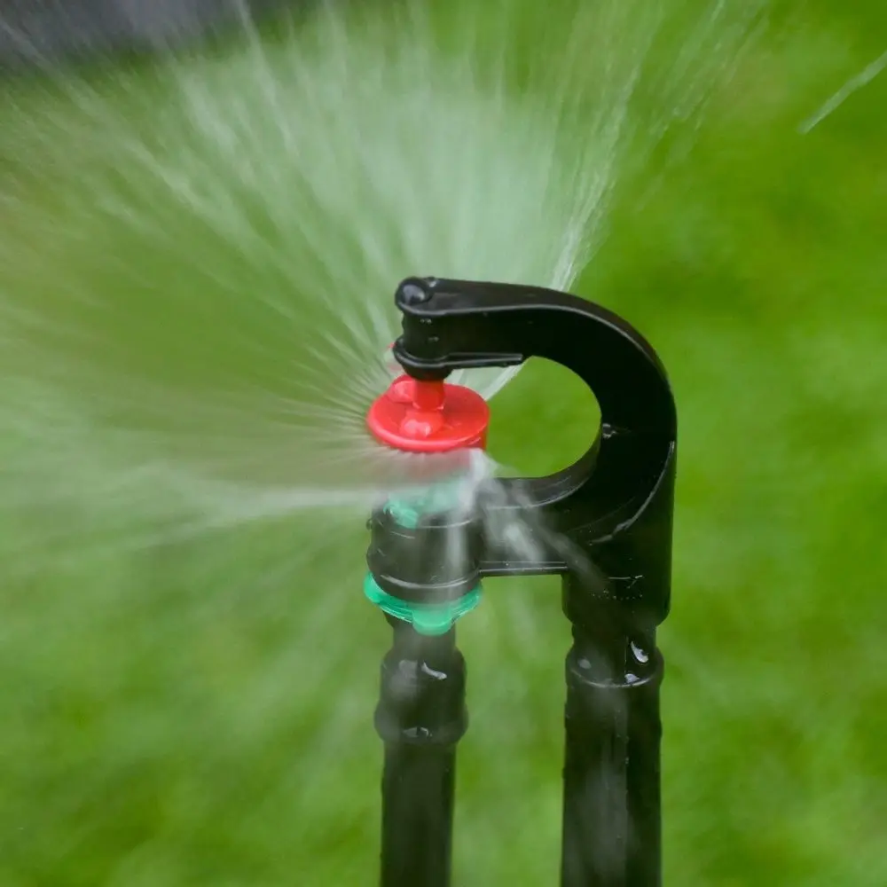PE Plastic Material greenhouse irrigation system 360 Degree Fog Nozzle Misting Drip Irrigation