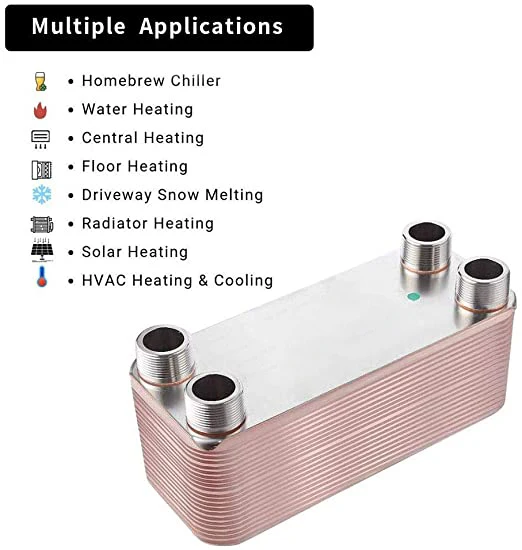 Special for Air Dryer Brazed plate Heat Exchanger Freon Wet air Dry Air