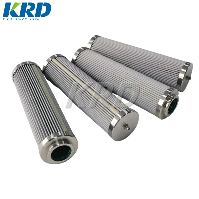 KRD 2024 Hot Sale Compatibility Of Filter Materials Cartridge Industrial Oil Filters Mesh Hydraulic Oil Stainless Steel Filter