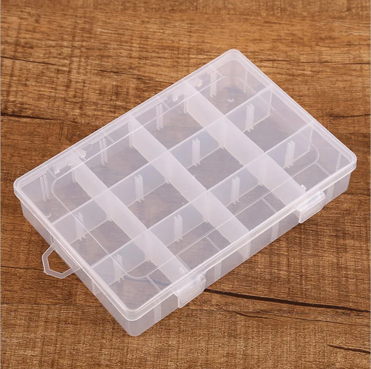 12Pcs bead storage box plastic storage box with lid organizer storage boxes