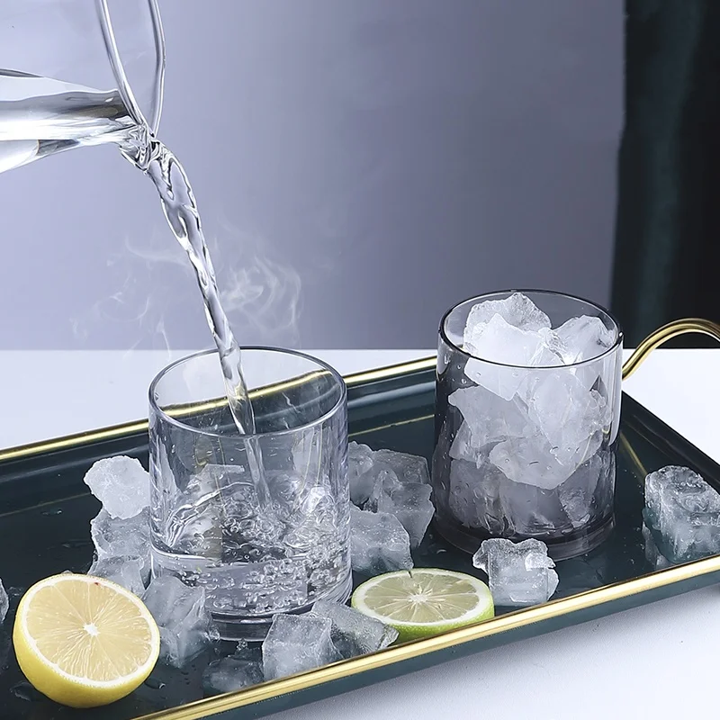 Wholesale high quality reusable acrylic 250ml PC tapered wine whiskey acrylic glass cup acrylic glasses for drinks