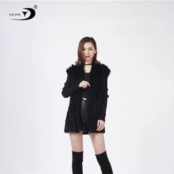 Custom Sweater Women New Design Wool Blended Knit Women Cape Shawl Fashion Black Cashmere Sweater