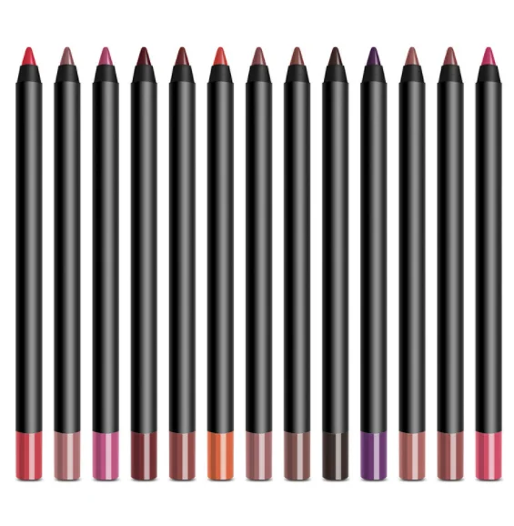 Makeup lip liners brown lip liner pencil private label