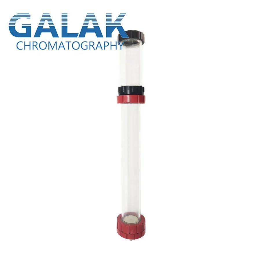 
Liquid Chromatography Protein Purification 26-200mm Empty Double-layer Glass Column 