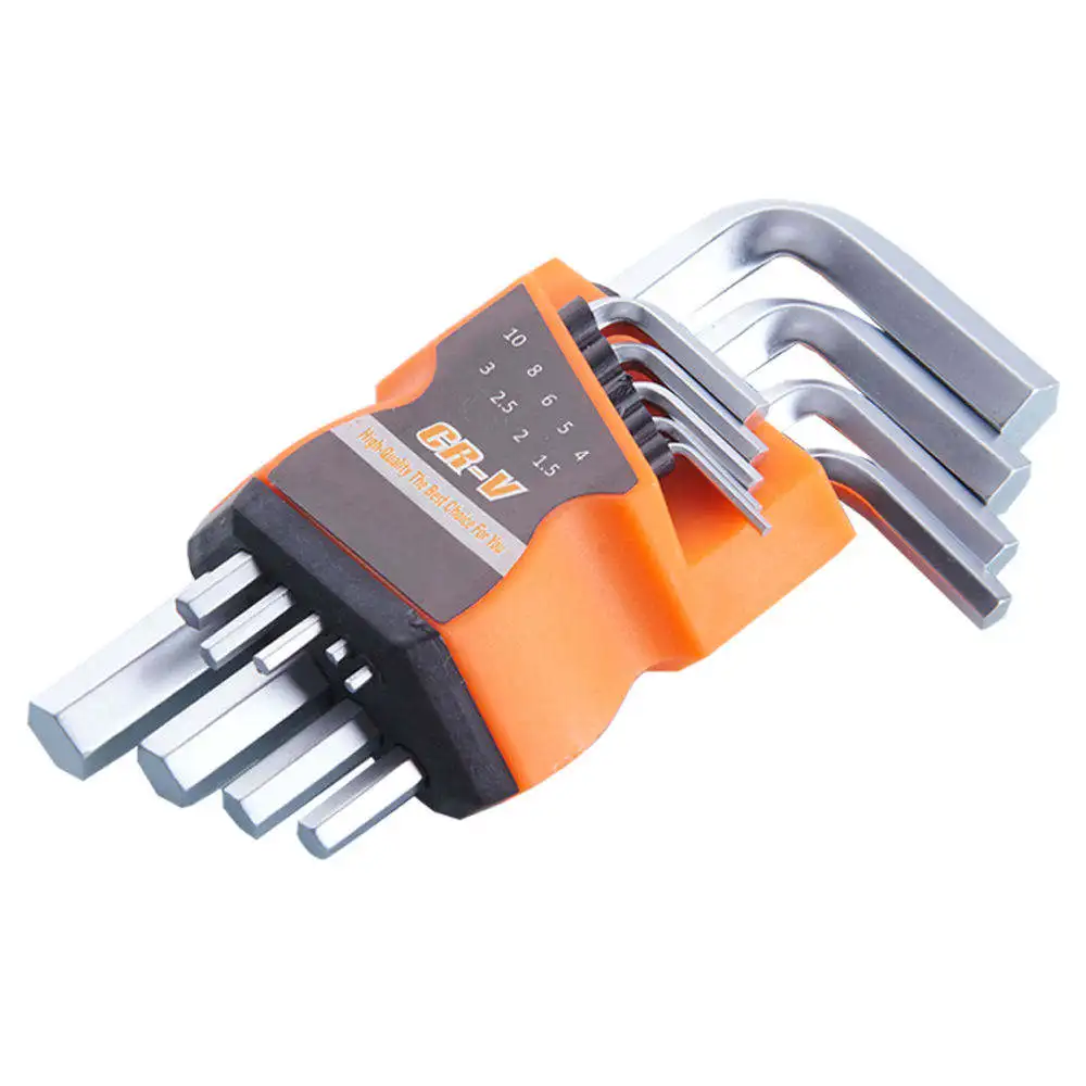 High quality 9 piece Flat Ball Torx Star Hex Key Allen Key Set