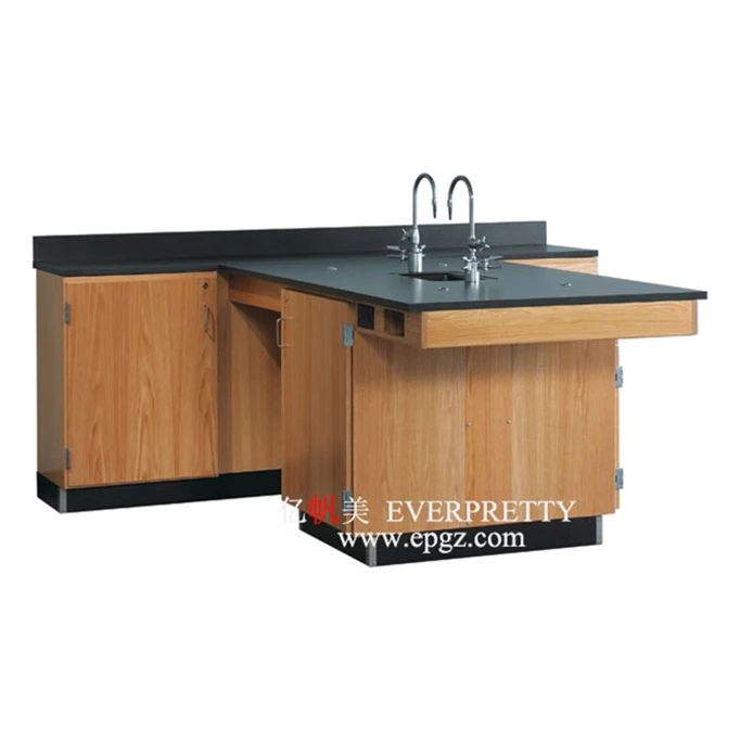 University Lab Biology Tables Wooden Laboratory Equipment Students Teacher Lab Table