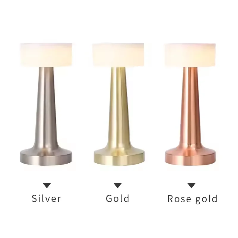Hot Selling Lampe De Table Light LED Bar Restaurant Decorative Table Lamp Touch Control USB Rechargeable Dimmable Led Table Lamp