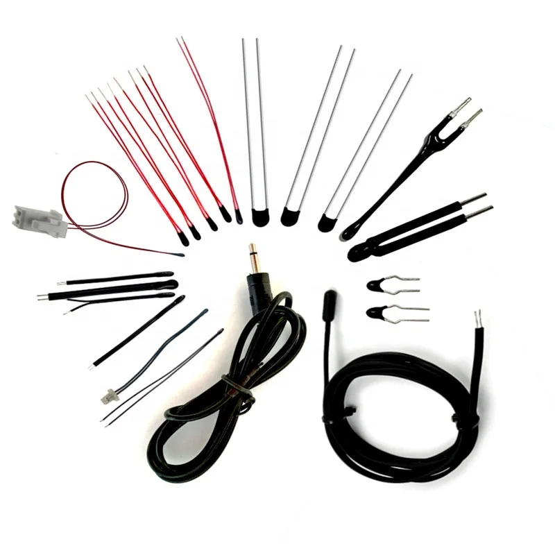 NTC Thermistor MF52 High Precision Resistors 2K 3K 5K 10K 20K 50K 100K 3435 4500 B Value 1% Tinned Copper Wire Enameled Wire