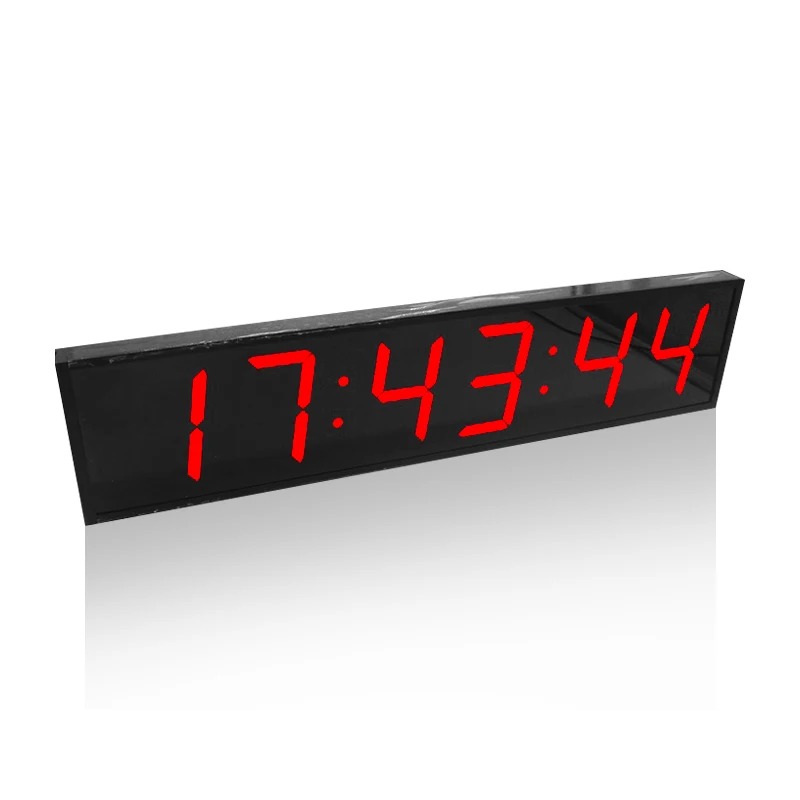 [Jinling Shiyin]4' 6 Digits Indoor Digital Led Clock Module Talking/Meeting/School Count Up/Countdown/Stopwatch Wall Clock