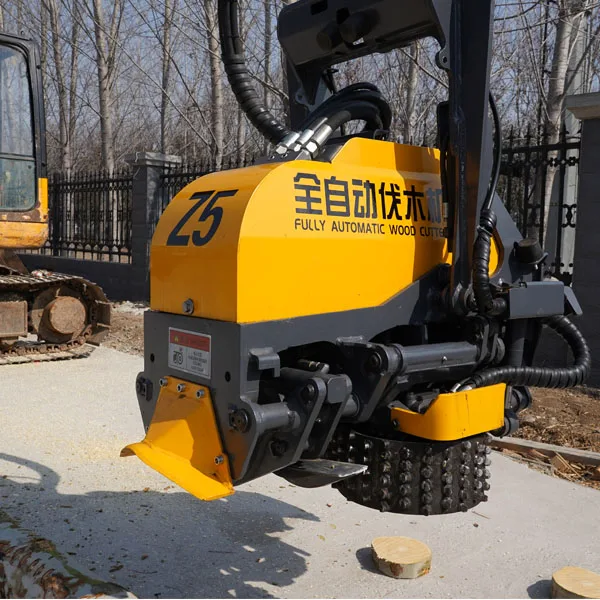 Automatic Forestry Tree Harvester Heads Felling Machine for Excavator with Max Cutting 400 mm in