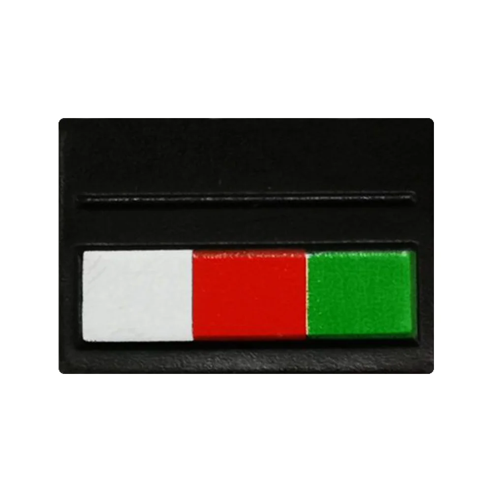 Top Quality Spanish Label Rectangular Spanish Flag 15*22mm for shoes and clothes