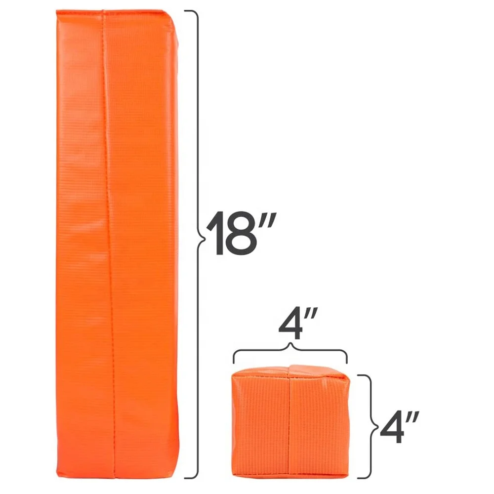 ZONWINXIN factory supply  High Quality Weighted Football Pylons Set of 4 Sand Weighted End Zone Corner Football Pylons