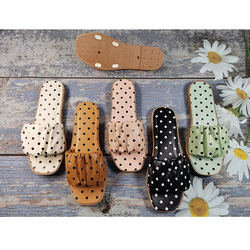 2022 nice design latest  ladies slide slipper cheap pvc stylish summer ladies shoes