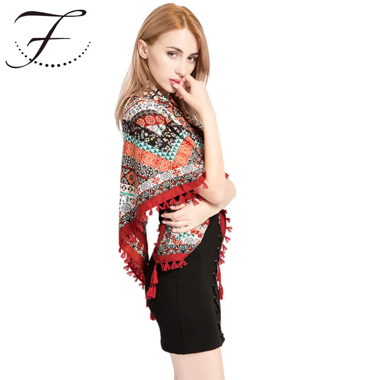 Fiona Custom High Quality Arab Men Keffiyeh Palestine Scarf With Tassel Outdoor Kerchief Multifunction men and women Arafat Sca