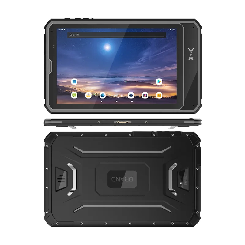 UTAB Q10R 10 дюймов IP68 водонепроницаемый прочный компьютер с четырехъядерным процессором RJ45 Прочный планшетный ПК системой