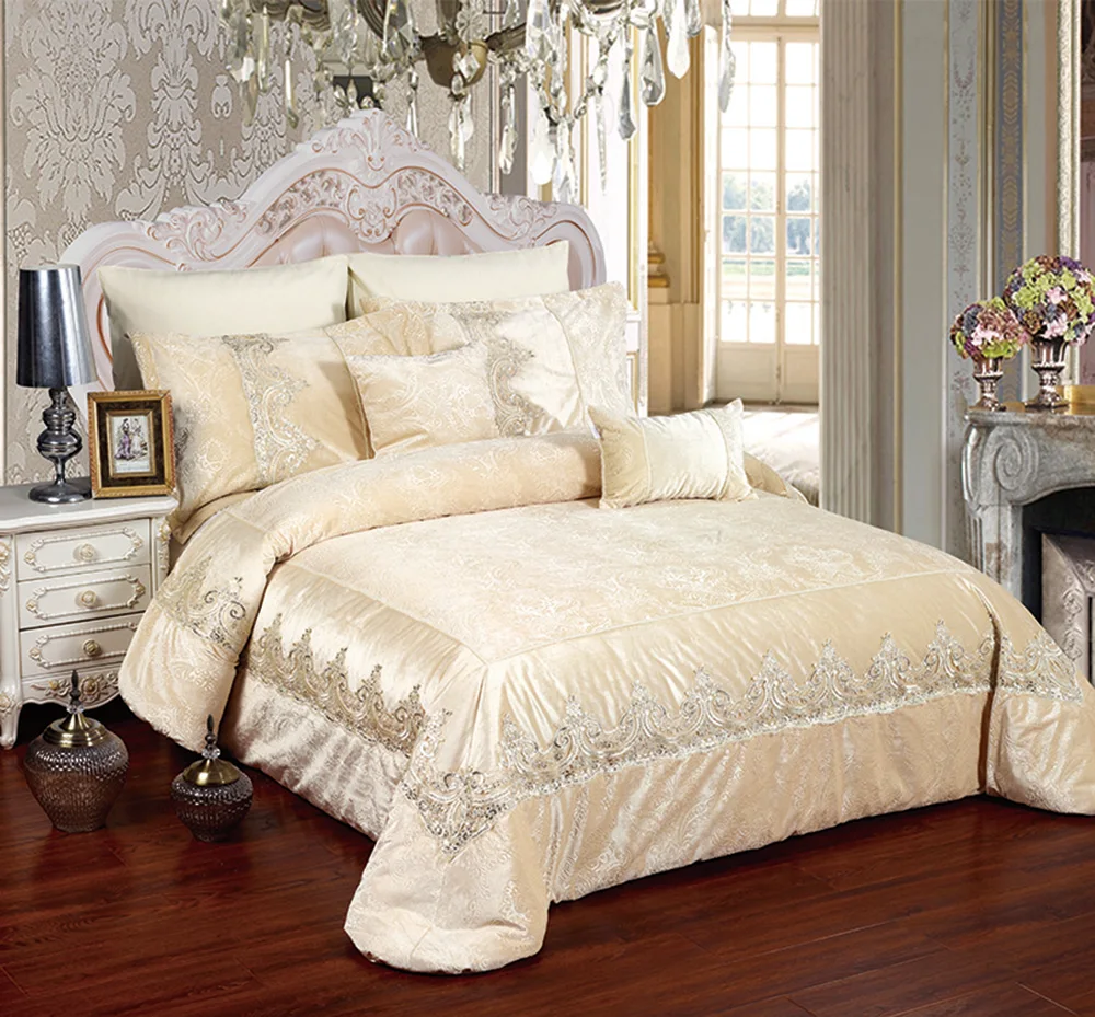 Wholesale Microfiber embroidery quilted velvet emboss fabric king size bedspreads bedspread coverlets