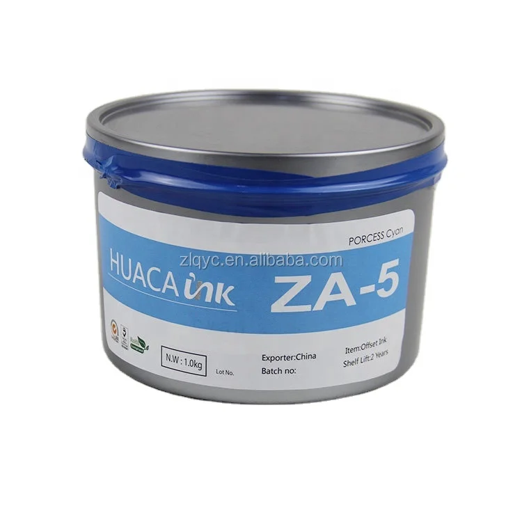 Process color CMYK offset printing ink