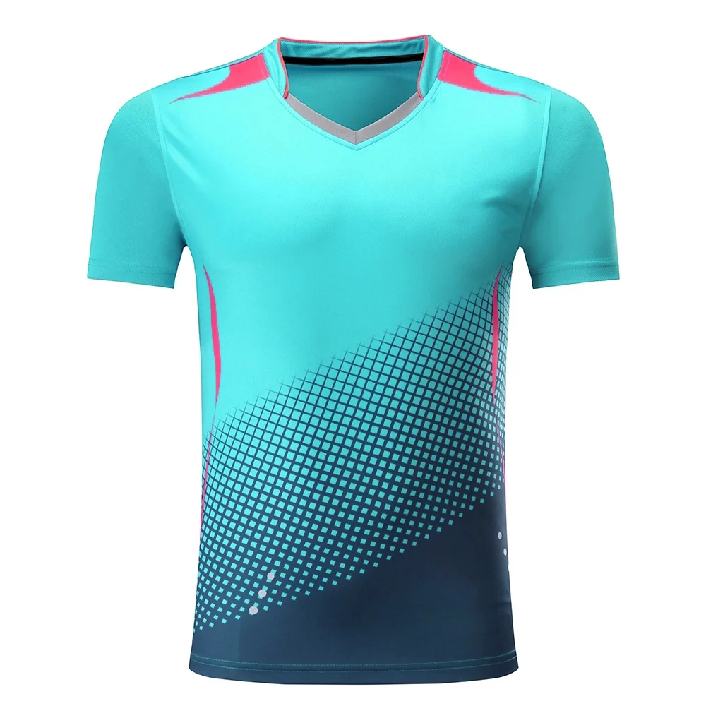 Club team name custom print logo design popular Sublimated tennis wear clothing shirt Uniforms tennis jersey