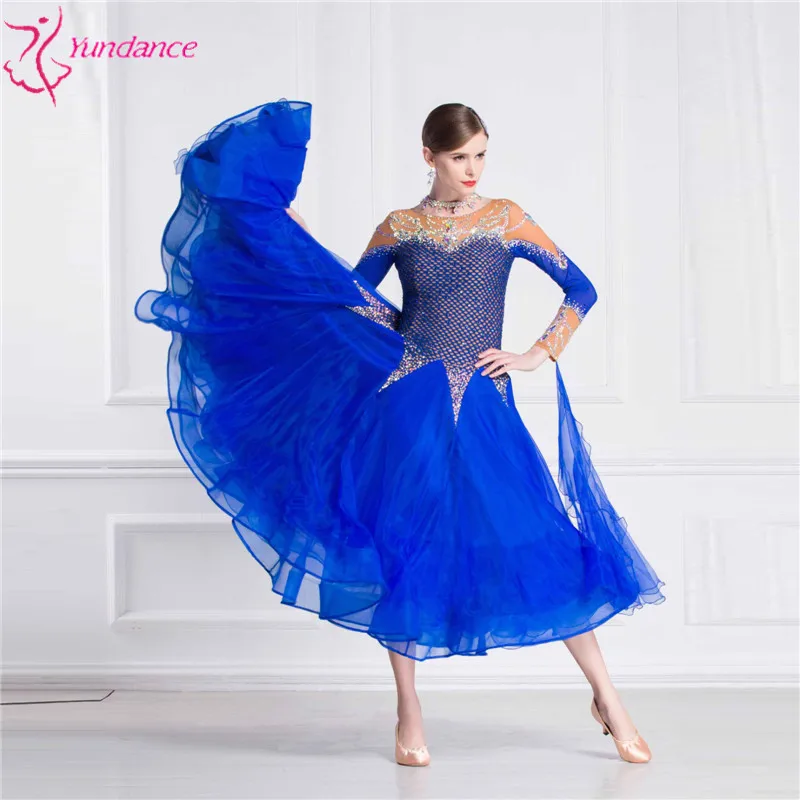 B-18405 New plus size ballroom dance dresses, High quality ballroom dance dress for adult