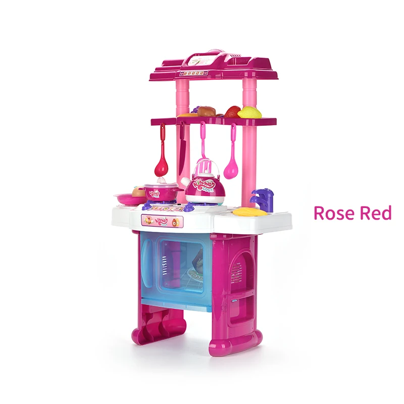 Подарок на день ребенка кухонный набор игрушки Обучающий для приготовления пищи детей игры с музыкой и