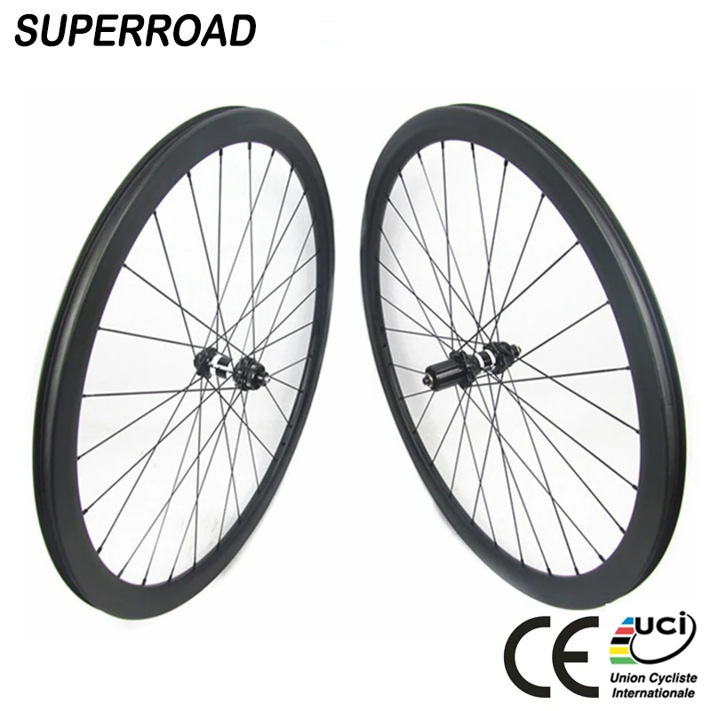 
Good Price Superroad Road Bike Toray 700c 2538mm Full Carbon Tubeless Wheel With DT Swiss 350s Hub 