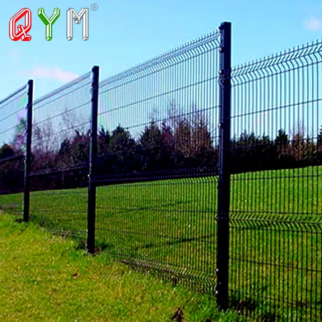Welded Wire Mesh Fence Panel For Garden 3d Curved Metal Fence