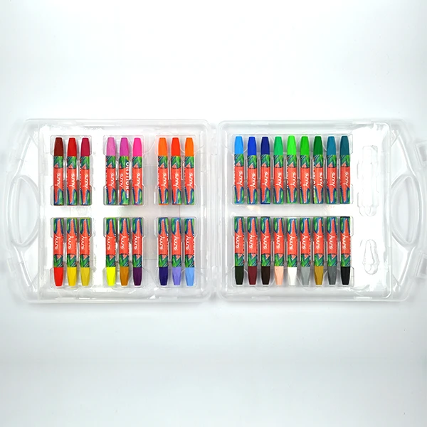 36 Colors PP Box Packed Hexagonal  Smooth Drawing For Kids Oil Pastel  Set  Professional