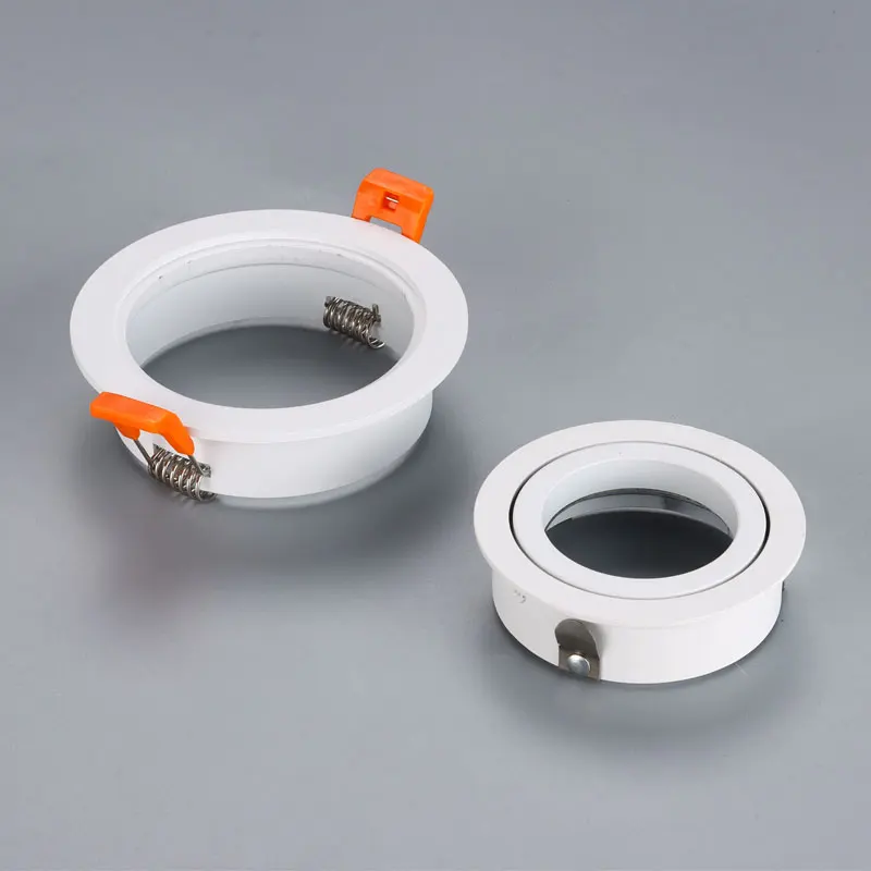 Waterproof Mr16 Face Ring Commercial Indoor Hotel Office Celling Linear Plastic Frame Cob Led Module Downlight Housing