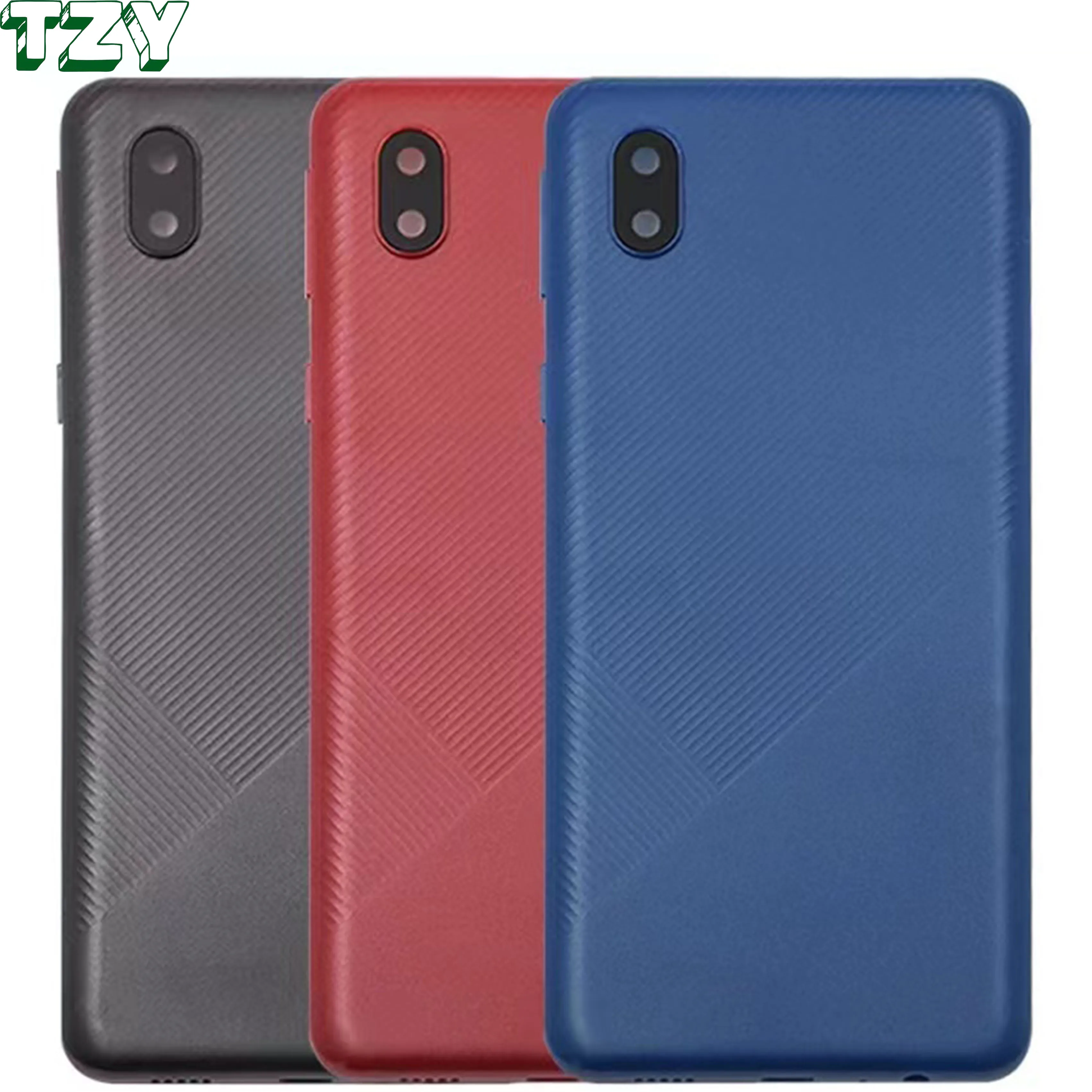 Phone Back Battery Cover For Samsung Galaxy A01 Core A013 Rear Case Door Housing Replacement Parts