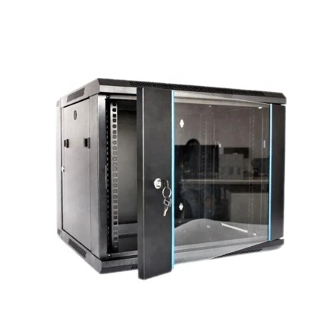 BOLEIN Standard 19Inch 22U Floor-stand Glass Door Lock Network Server Rack Cabinet  18U - 42U Rack