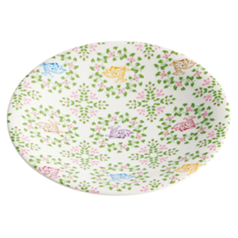 
Tenpyo pattern pottery high quality tray chaffing sauce dish ceramic 