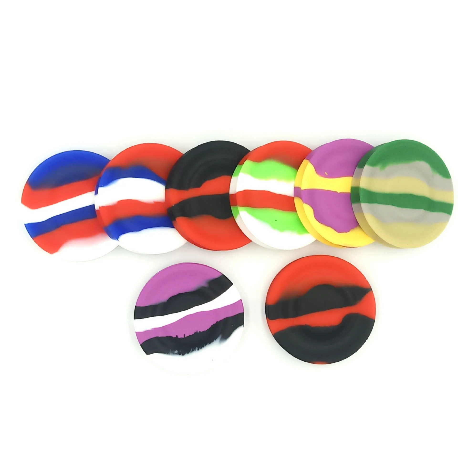 Outdoor sports mini flying disc beach flying disk hand throwing silicone mini flying disk for flying disc game