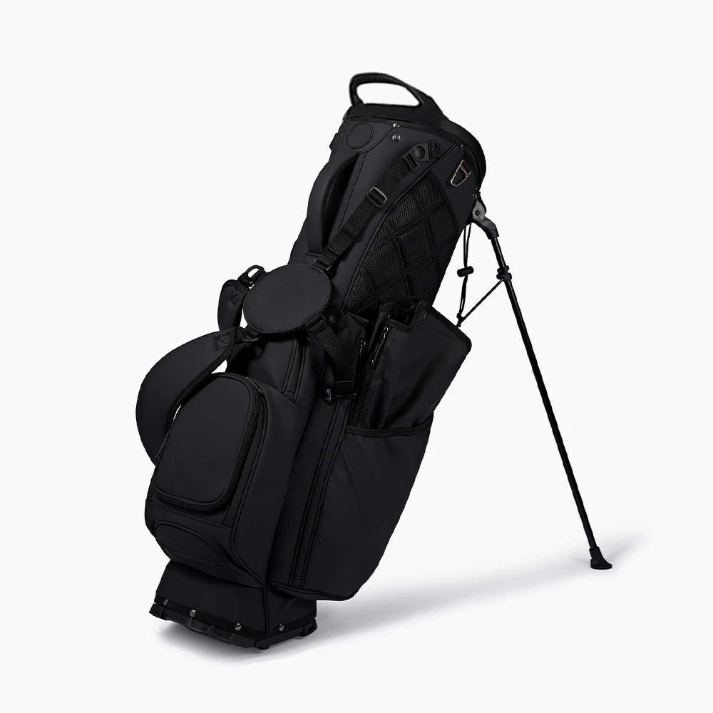 PRIMUS GOLF Custom OEM black stand golf bag pu leather high quality 7/14 way full length divider golf bag