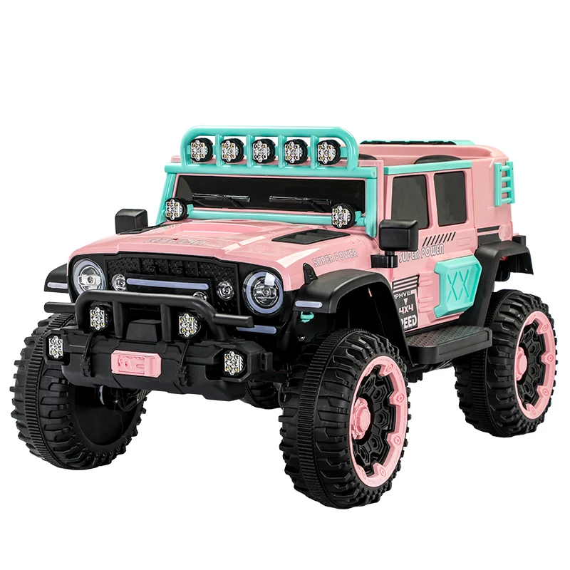 Wholesale new style rechargeable kids ride on cars 12v pink children electric car for 5-12 years old girls