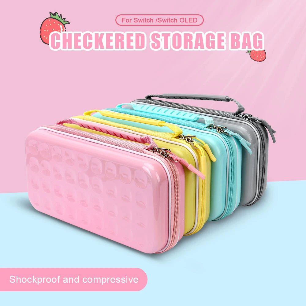 Новый роскошный жесткий чехол для Nintendo Switch Oled сумка для хранения аксессуаров для консоли NS Switch