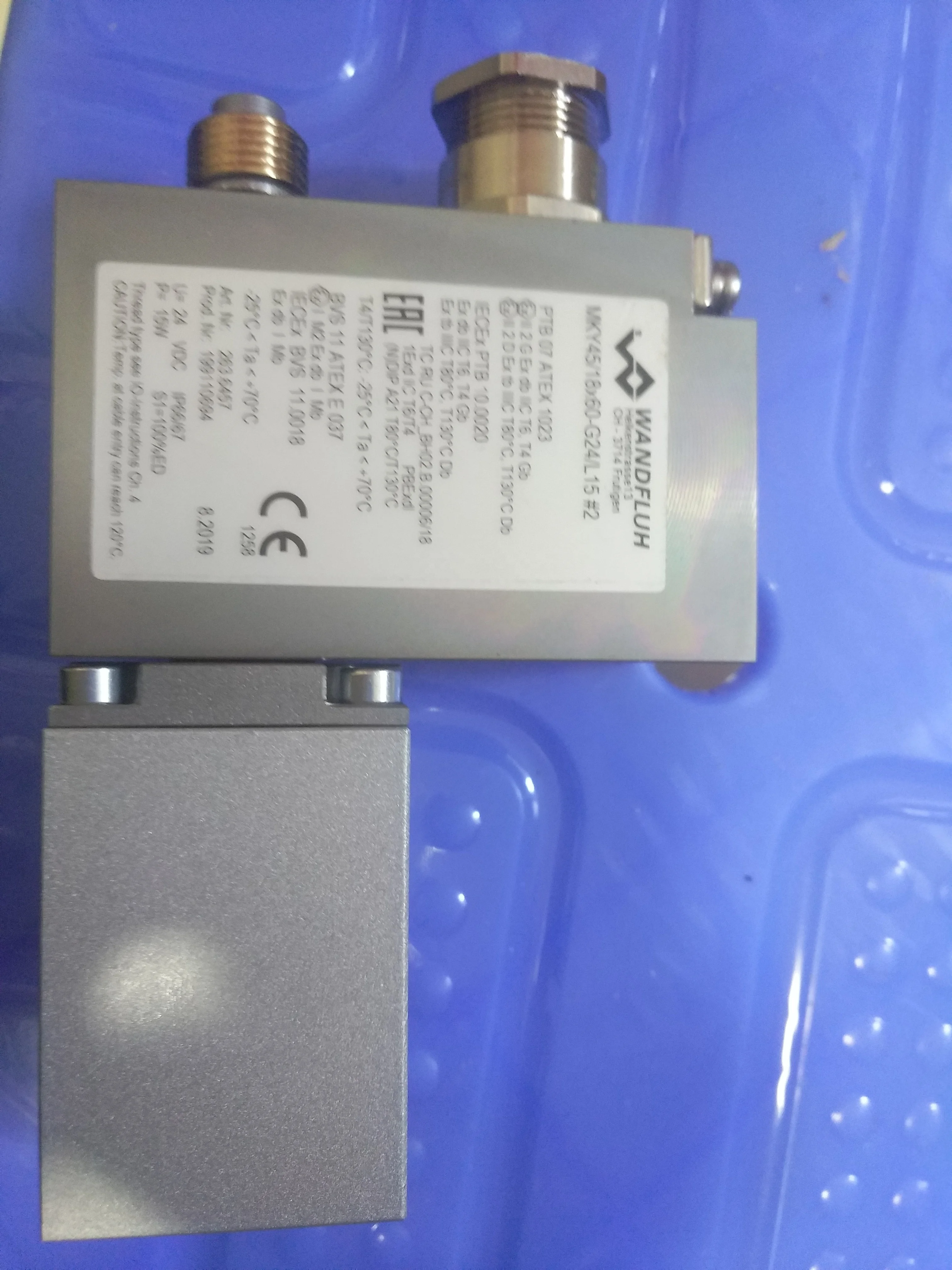  Высококачественные катушки электромагнитного клапана Wandfluh MKY45/18x60-G24/L15