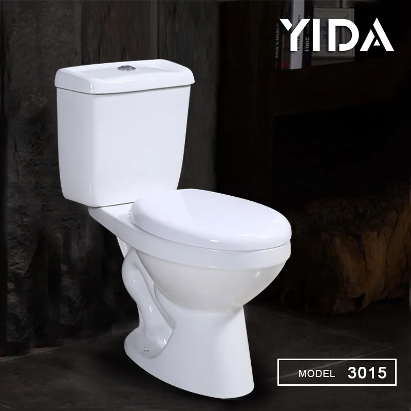 common two piece toilet for Indonesia toilet, SNI certificate test toilet wc