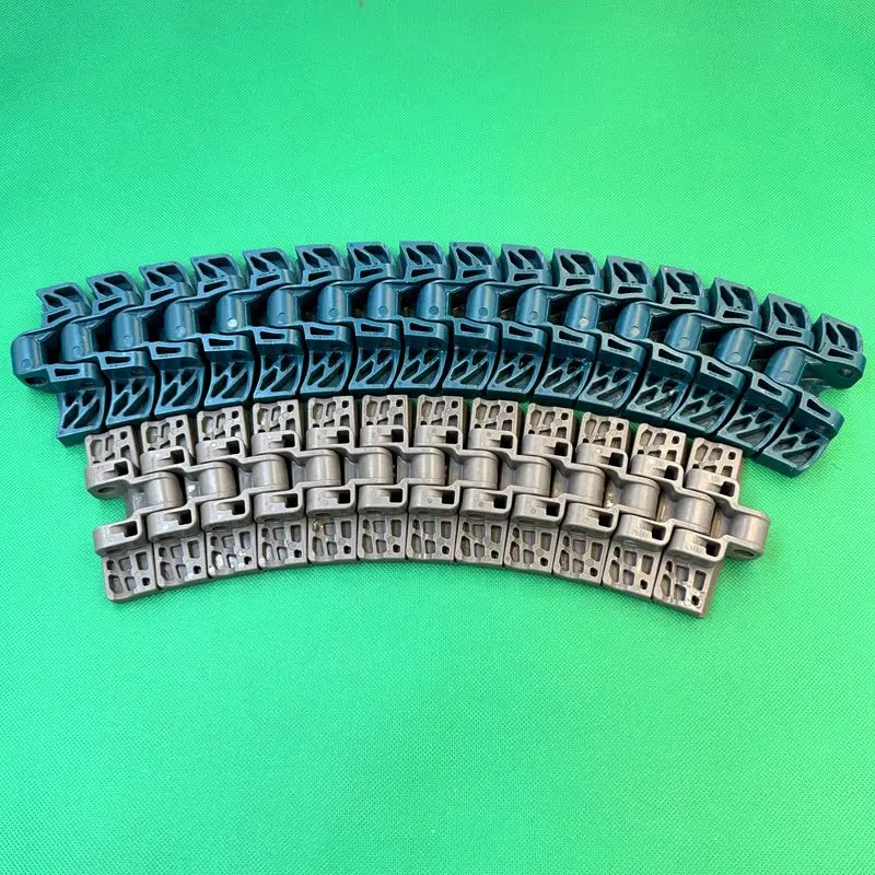 Modular plastic mesh belt machining chain wheel conveyor belt